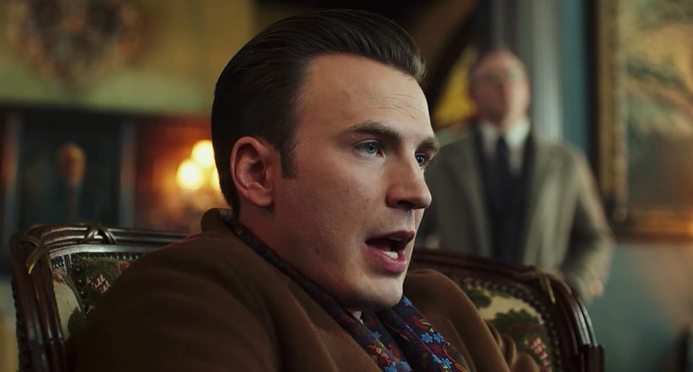 Watch Chris Evans & Director Rian Johnson Talk About 'Knives Out