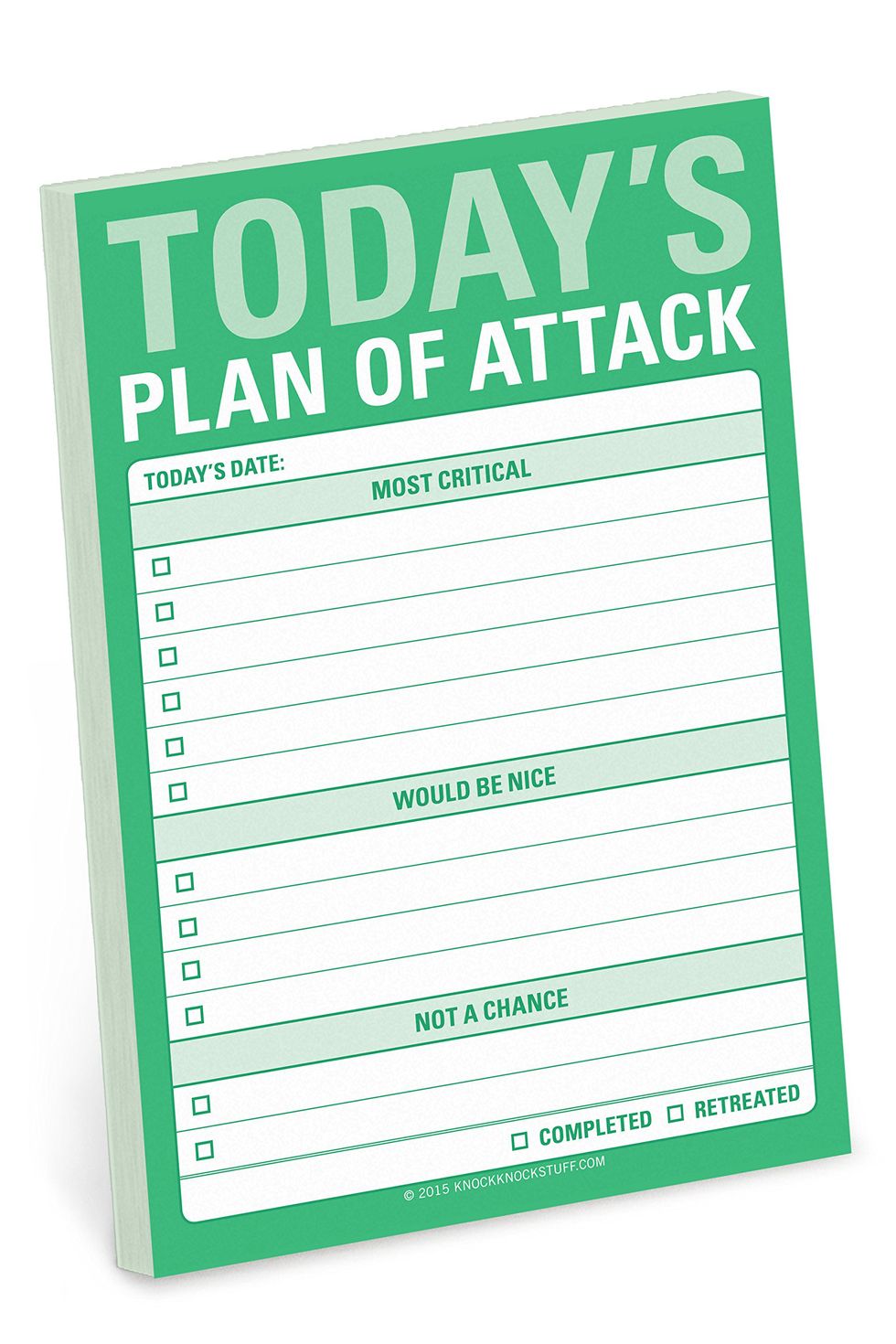 knock knock today's plan of attack great big stickies