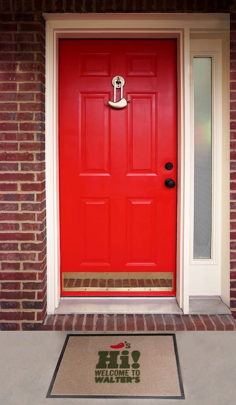 Door, Red, Home door, Property, Window, Architecture, Facade, Building, Wood, House, 