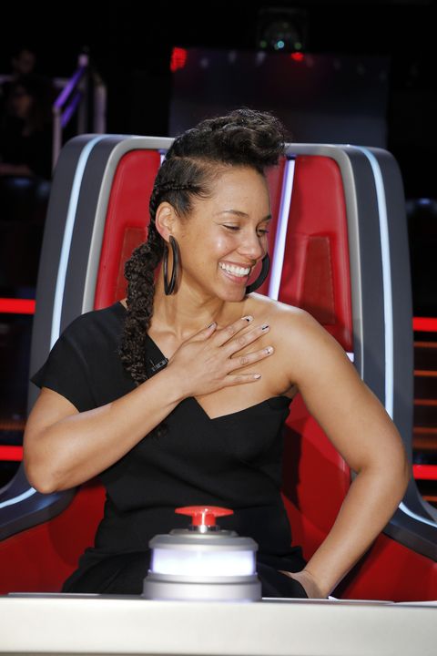 Best Natural Hairstyles: Alicia Keys Braids The Voice