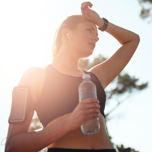 Water, Arm, Product, Bottle, Drinking, Neck, Shoulder, Joint, Elbow, Water bottle, 