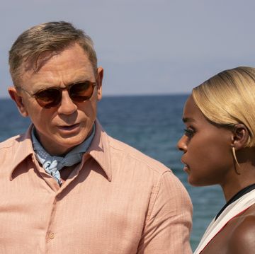 glass onion a knives out mystery 2022 daniel craig as detective benoit blanc and janelle monáe as andi  cr john wilsonnetflix