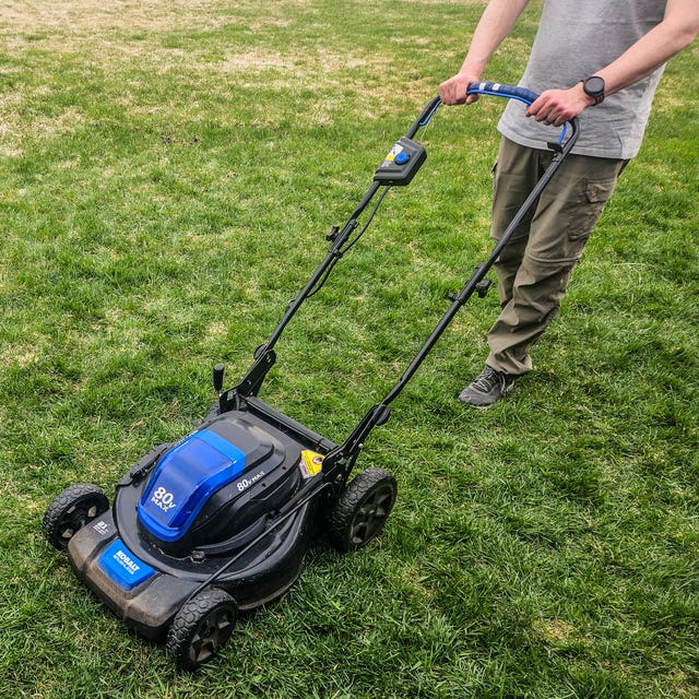 Kobalt 80-volt Max Brushless Lithium Ion Push 21-in Cordless Electric Lawn Mower Kobalt 80-volt Max Brushless Lithium Ion Push 21-in Cordless Electric Lawn Mower