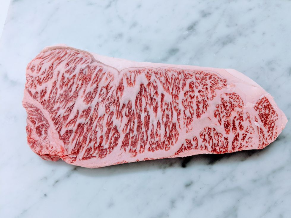 Kobe beef, Food, Beef, Dish, Pork loin, Flesh, Meat, Sirloin steak, Cuisine, Veal, 