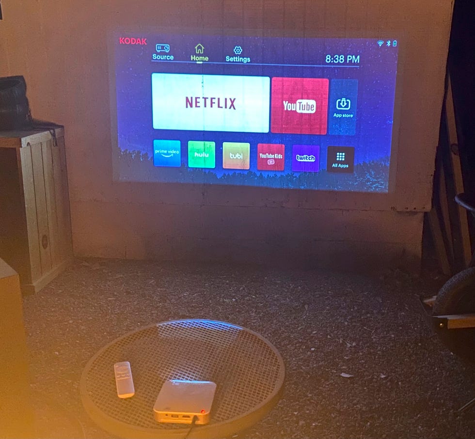 a screen with a game on it
