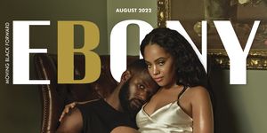 ebony august 2022 magazine cover with queen sugar stars kofi siriboe and bianca lawson