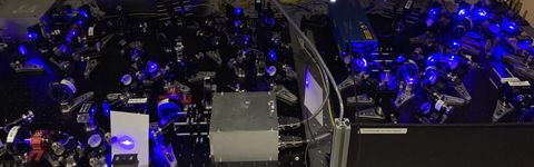 optics setup for kolkowitz lab atomic clock