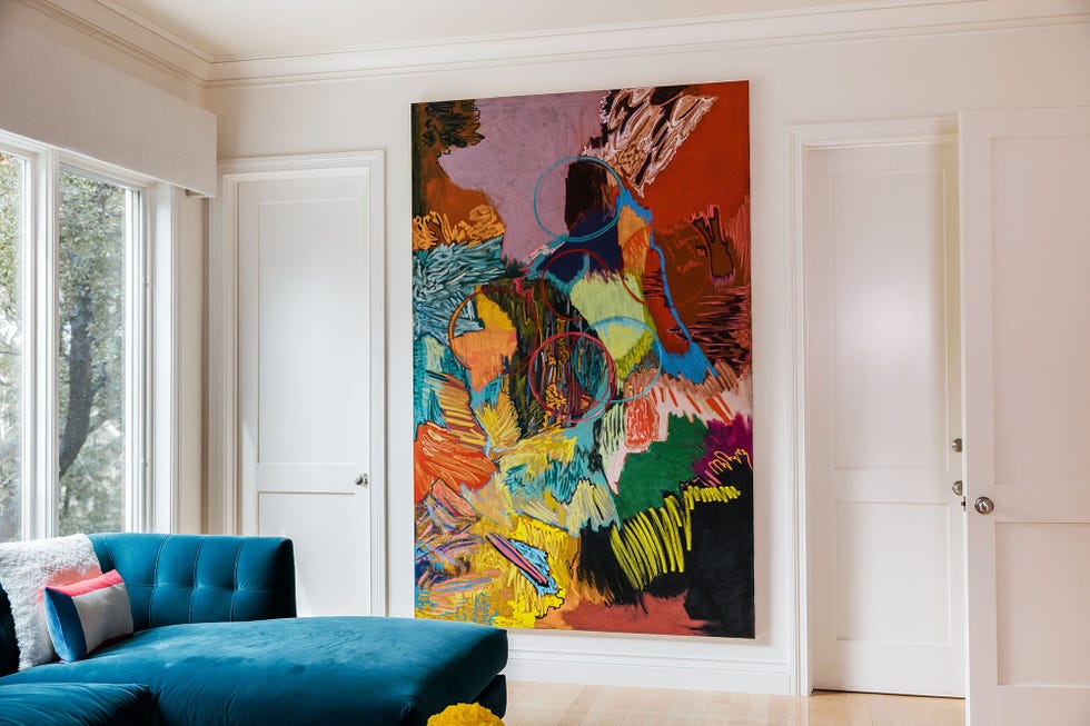 art in collector komal shahs home in atherton california on february 27 2023
