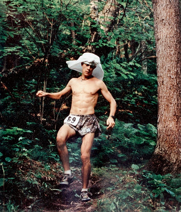 People in nature, Jungle, Natural environment, Barechested, Tree, Forest, Old-growth forest, Trail, Muscle, Woodland, 