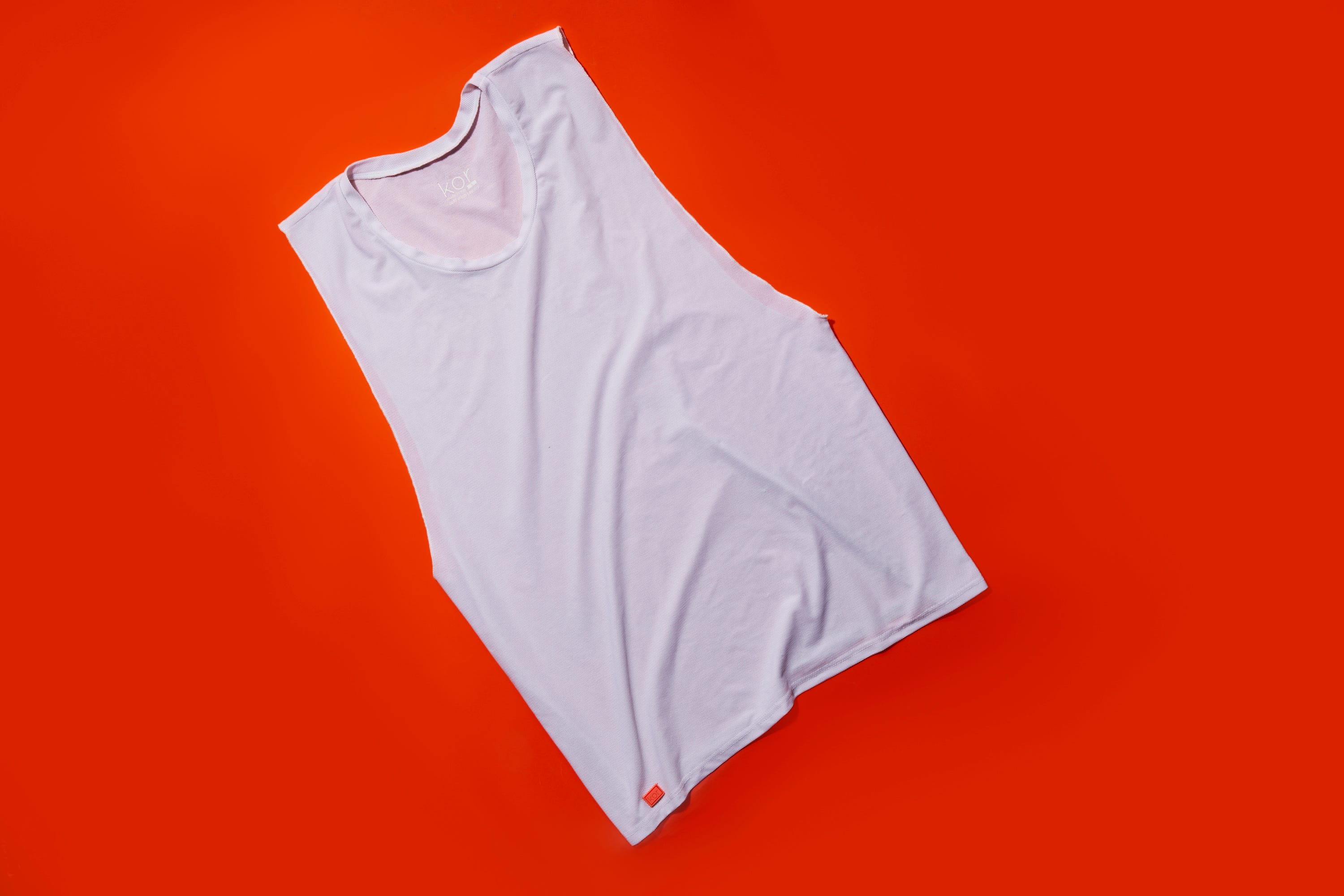 White, Orange, T-shirt, Sleeve, 