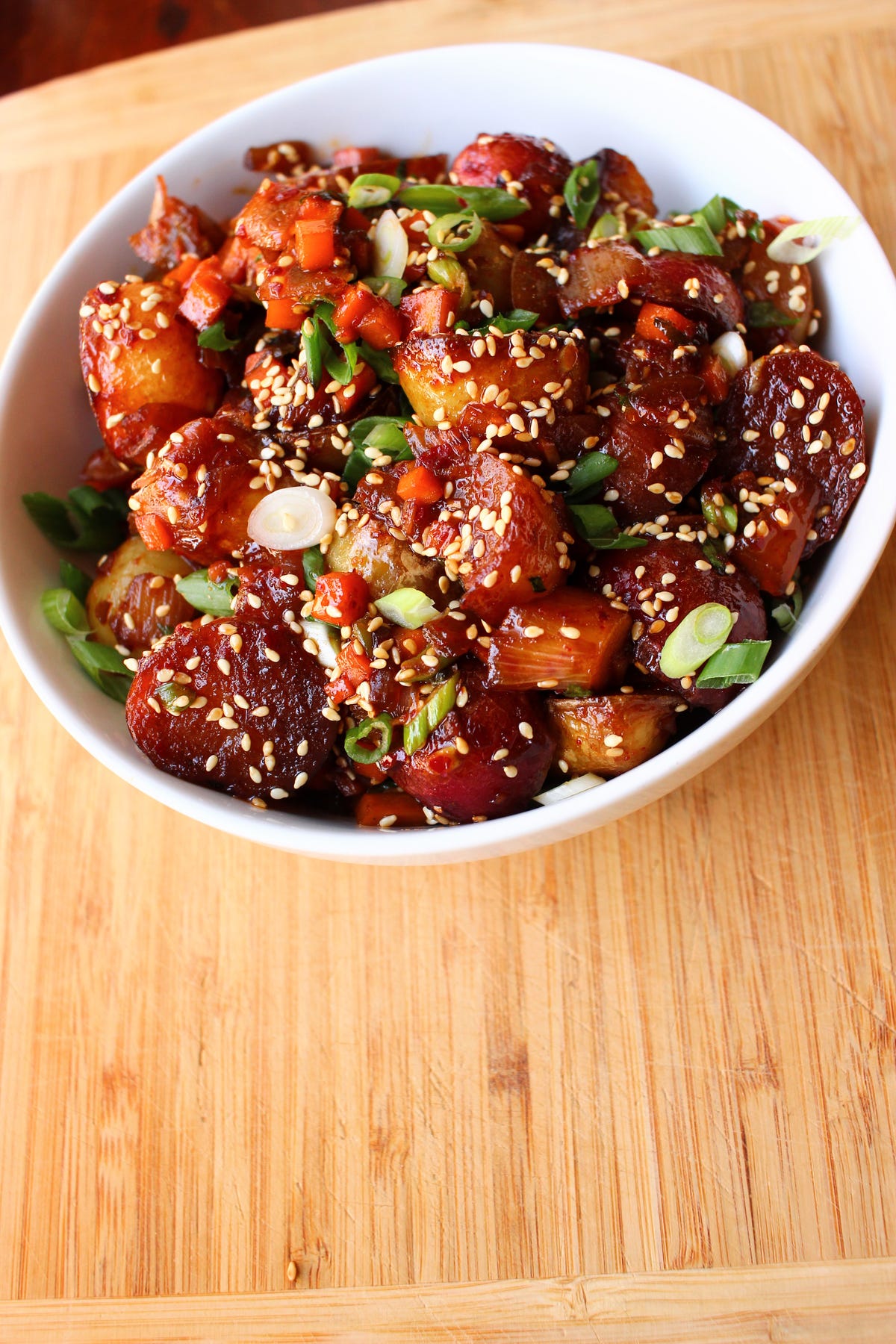 preview for Gamja Jorim (Korean Braised Potatoes) Are Sweet And Tender