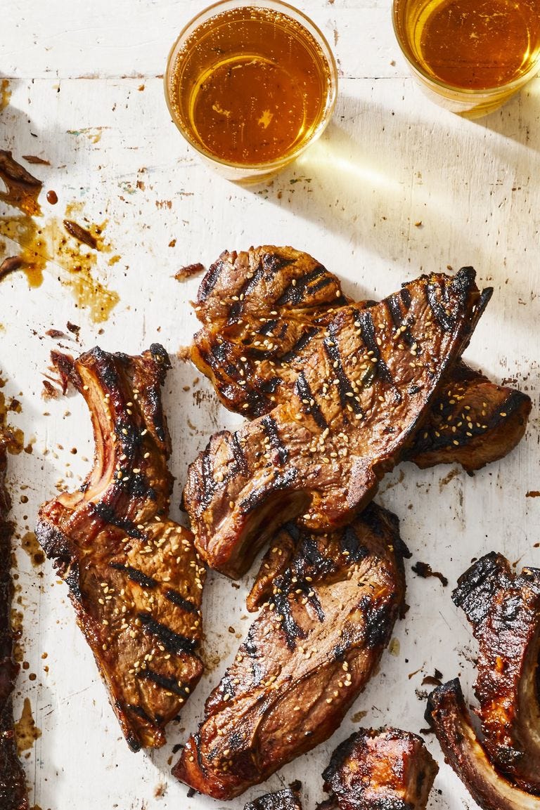 Labor Day Recipes -  Korean Marinated Country-Style Ribs