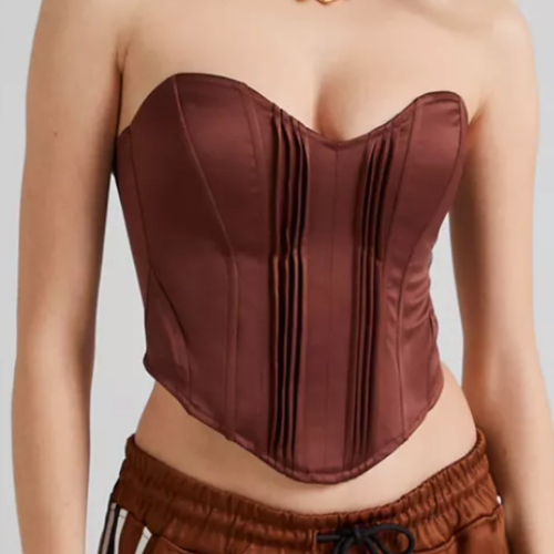 bershka corset top