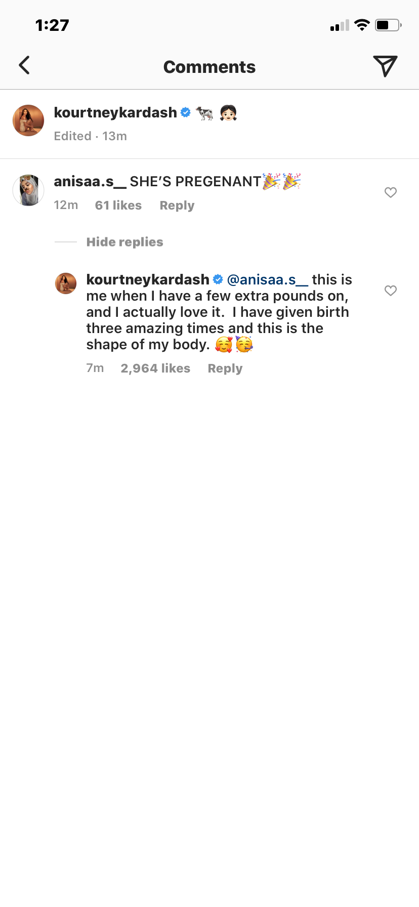kourtney kardashian pregnant rumor