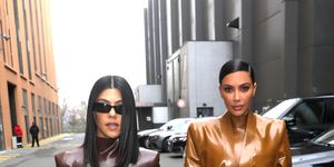 Kim Kardashian's crushed velvet bodysuit is everything