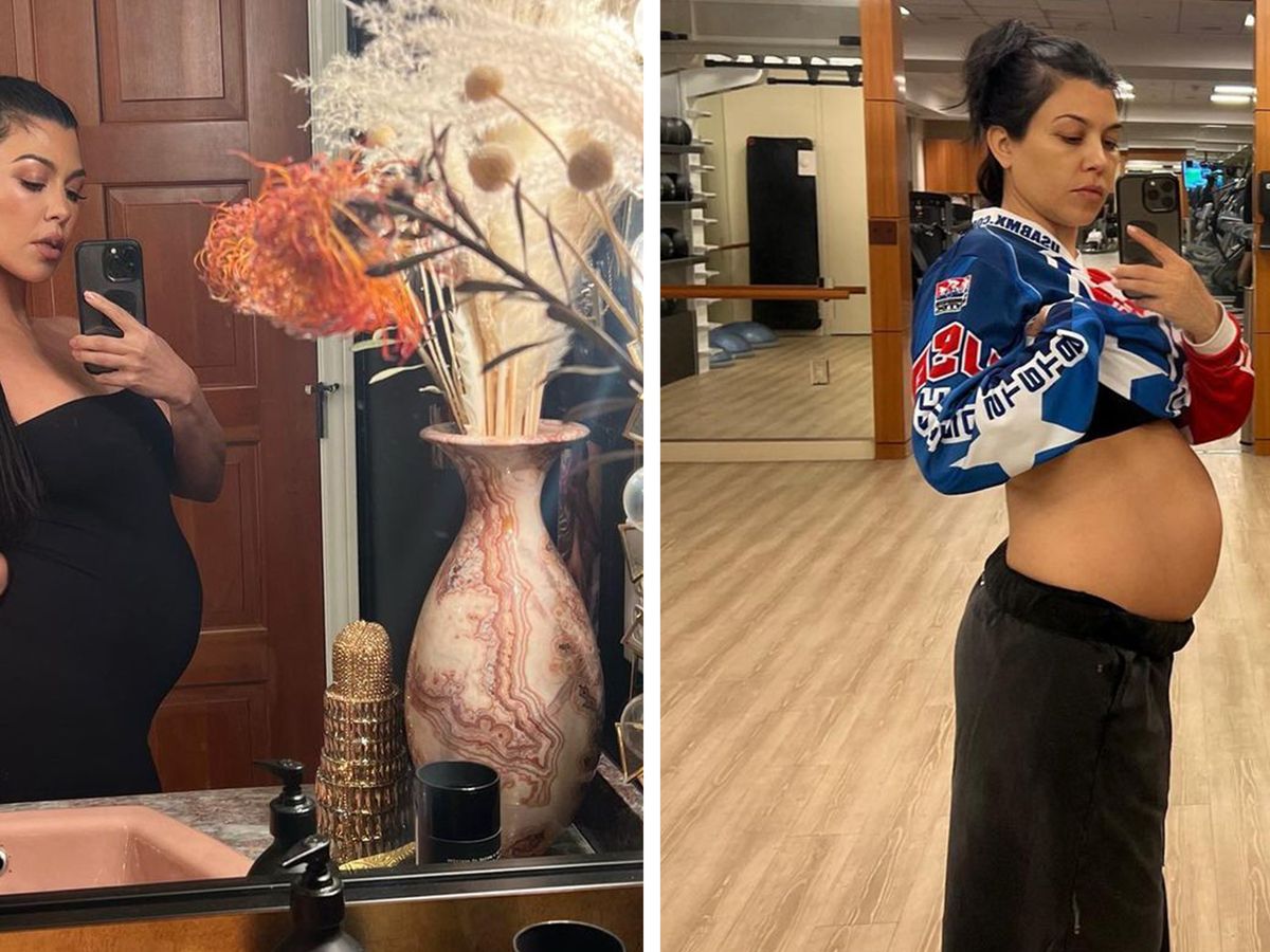 Kourtney Kardashian Shows Off Her Baby Bump in 4 Maternity Looks