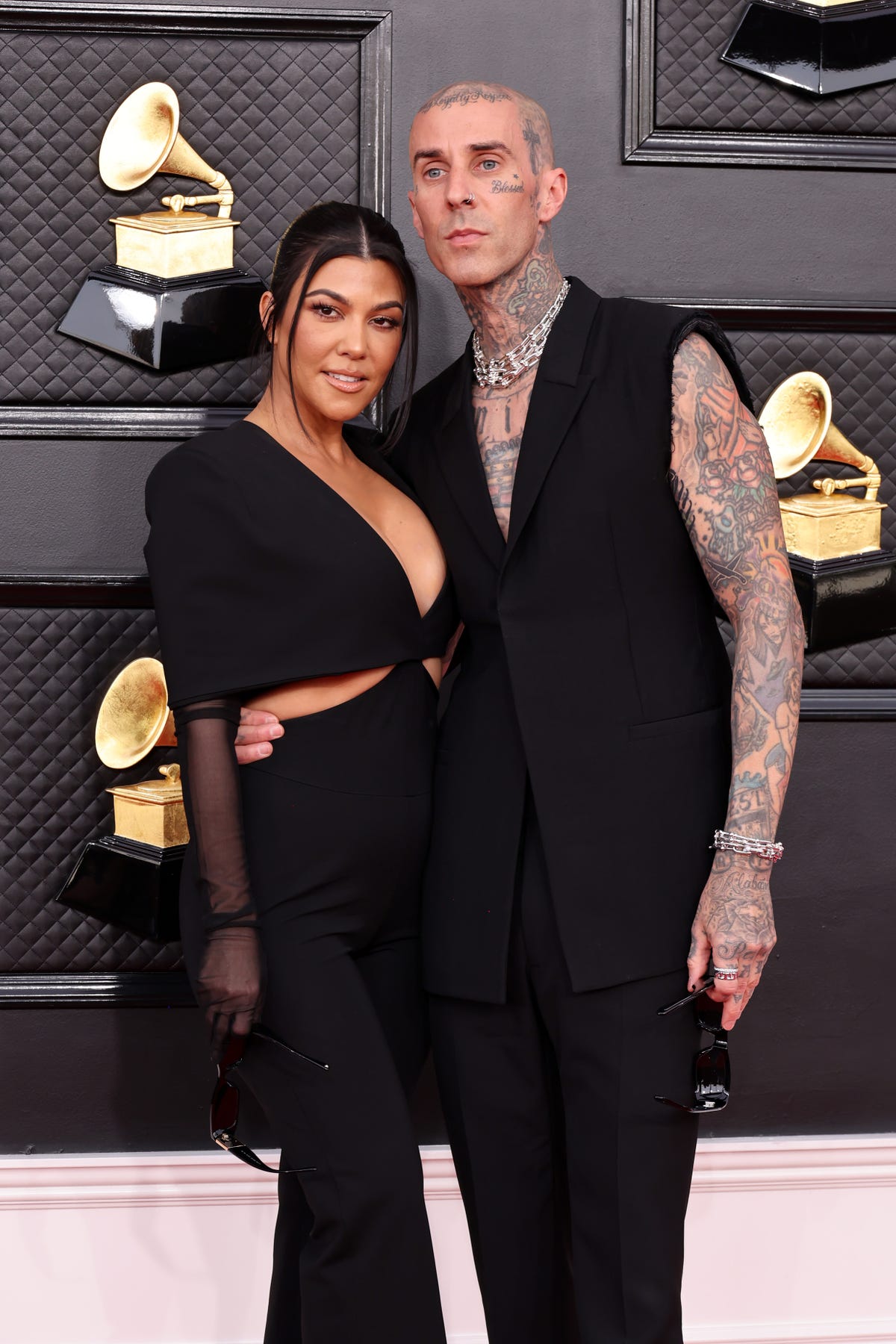 Grammys 2022: Kourtney Kardashian takes her tour of love with