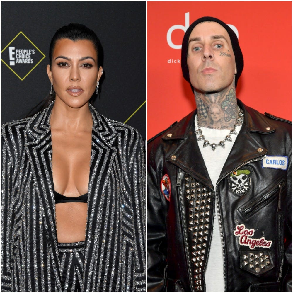 Kourtney Kardashian and Travis Barker Spark Dating Rumors