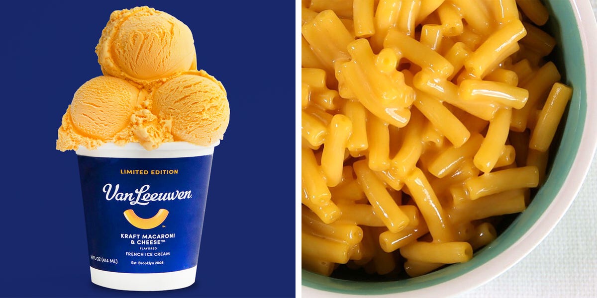 Kraft Macaroni and Cheese Ice Cream is Back