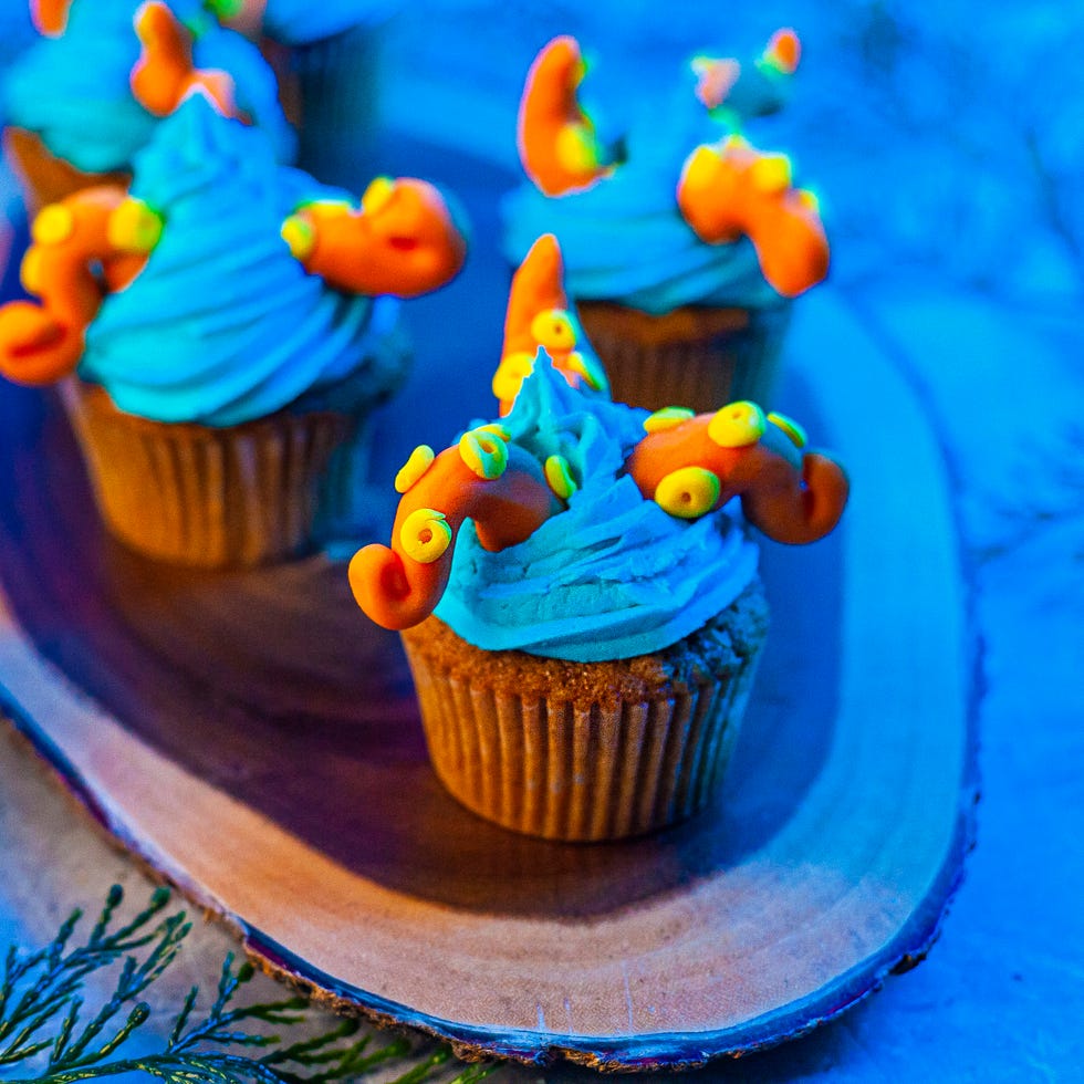 kraken cupcakes