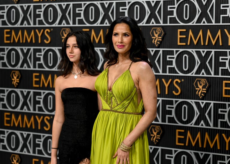 Padma Lakshmi and Her Daughter Krishna Hit the Emmys!