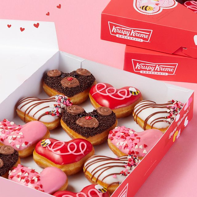 krispy kreme 2022 valentine's day donuts