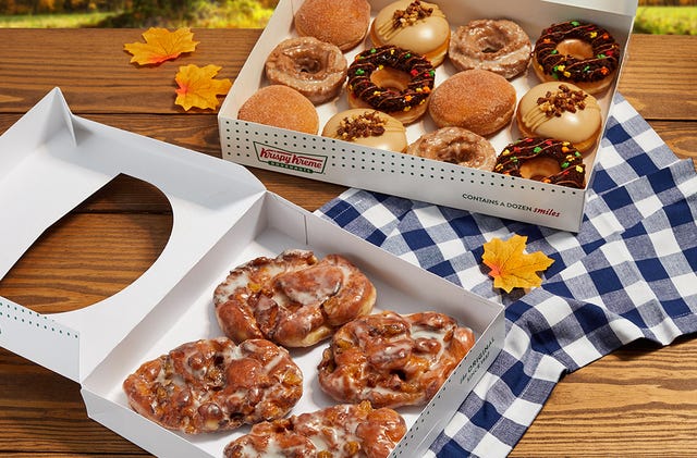 krispy kreme autumn orchard collection