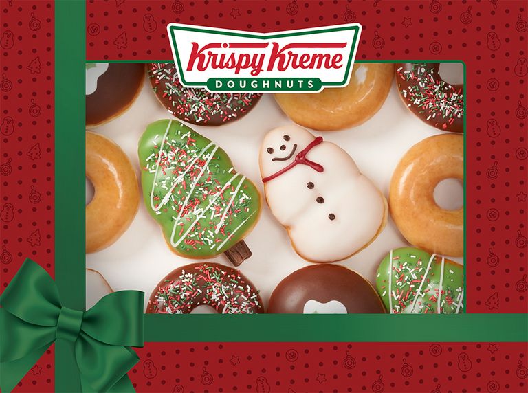 Krispy Kreme's Christmas Doughnuts Are Here