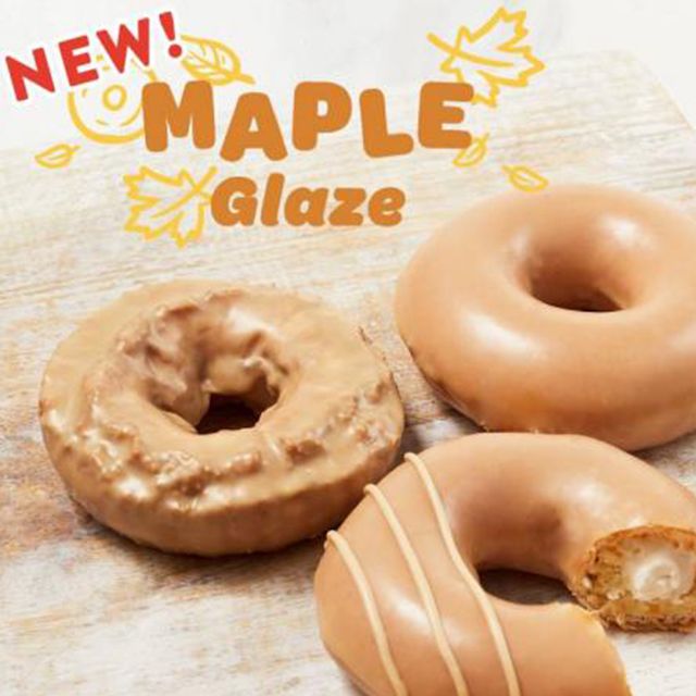 krispy kreme maple glaze fall 2021 donuts