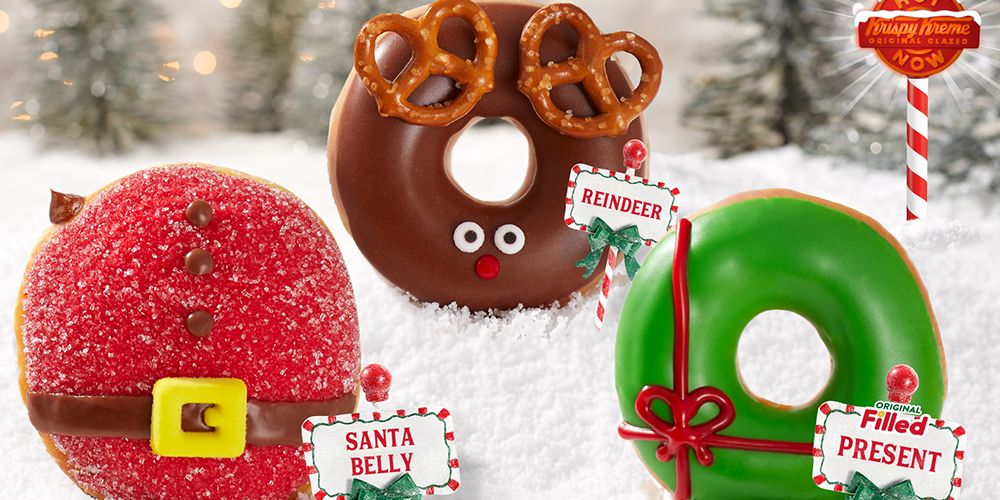 Krispy Kreme’s New Holiday Donuts Are the Only Christmas Spirit We Need