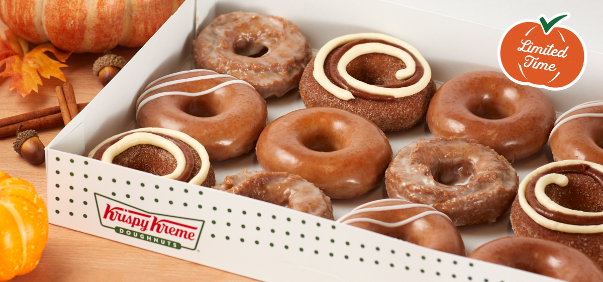 Krispy Kreme Release New Pumpkin Doughnuts — Krispy Kreme's Fall Menu