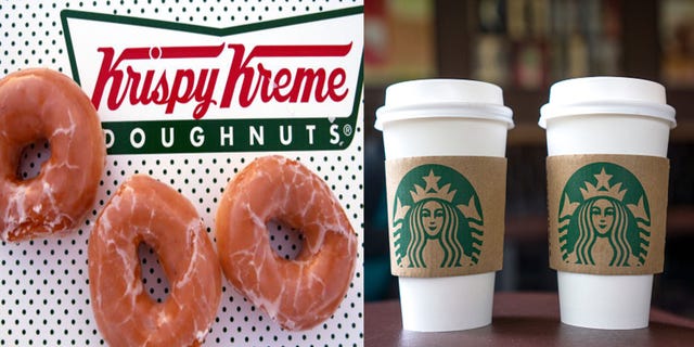 Food, Coffee cup, Doughnut, Drink, Coffee cup sleeve, Cup, Drinkware, Cup, 