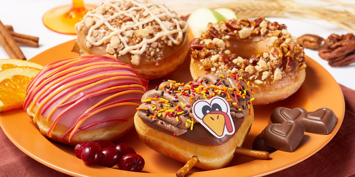 Krispy Kreme’s New Thanksgiving Donuts Incorporate Iconic Flavors of