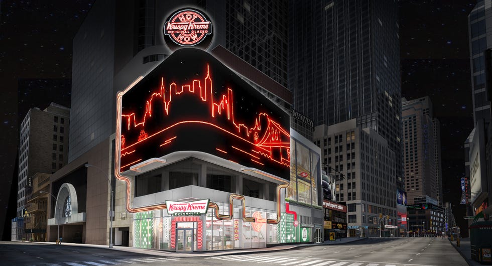 Landmark, Night, Neon, Building, Metropolitan area, Architecture, Lighting, Urban area, City, Electronic signage, 