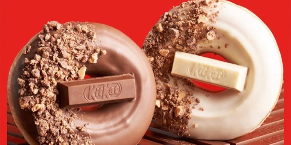 Krispy Kreme Is Releasing Kit Kat Donuts So Prepare To Give In To Your