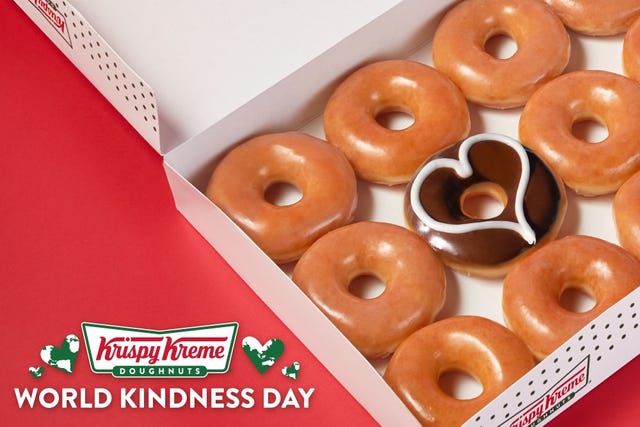 Krispy Kreme Is Giving Away A Dozen Doughnuts For Free—And There's No Catch