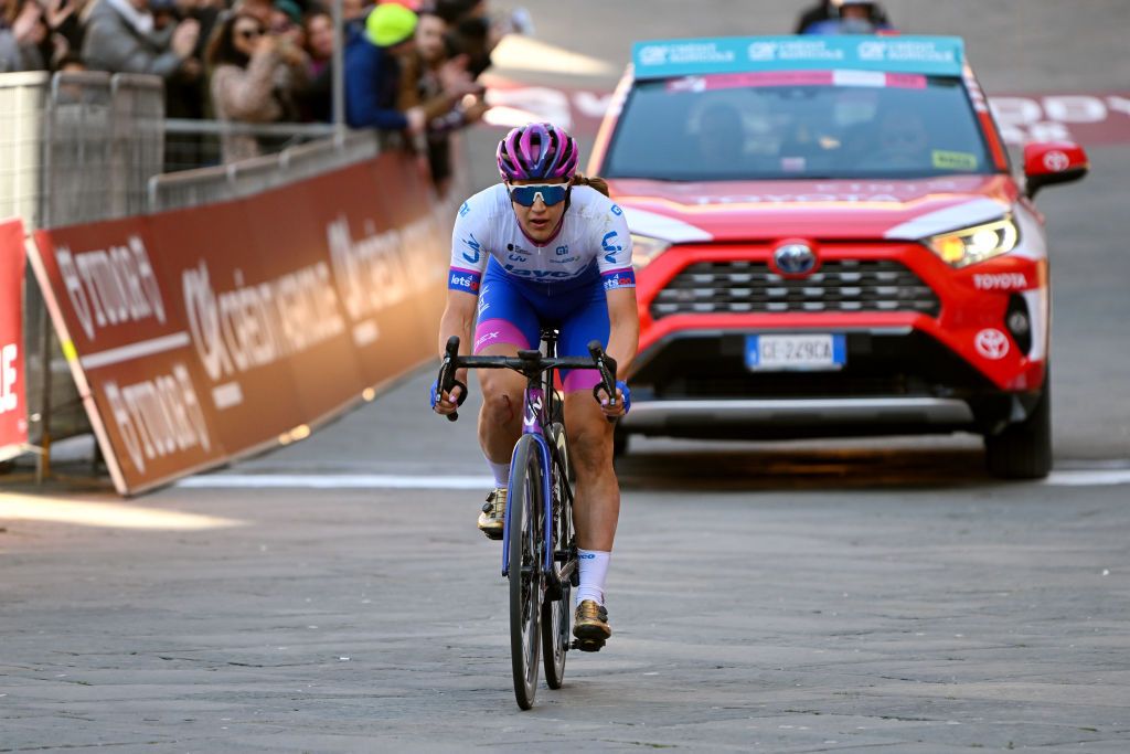 Kristen Faulkner On Her Disqualification at Strade Bianche