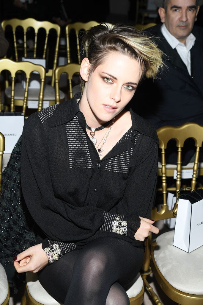 See Kristen Stewart Wear a Remix on Princess Diana's Chanel Tweed