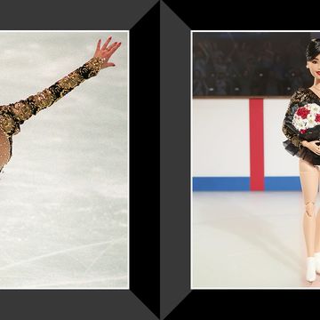 kristi yamaguchi ice skating at the 1992 olympics, kristi yamaguchi barbie doll