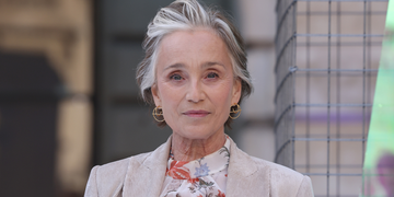 kristin scott thomas grey hair halo
