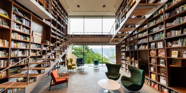 Building, Interior design, Library, Public library, Bookselling, Bookcase, Shelving, Shelf, Architecture, Furniture, 