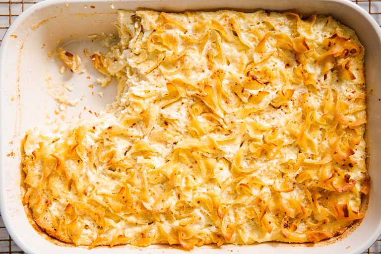 sweet noodle kugel