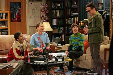 kunal nayyar, jim parsons, simon helberg, johnny galecki, the big bang theory, season 2