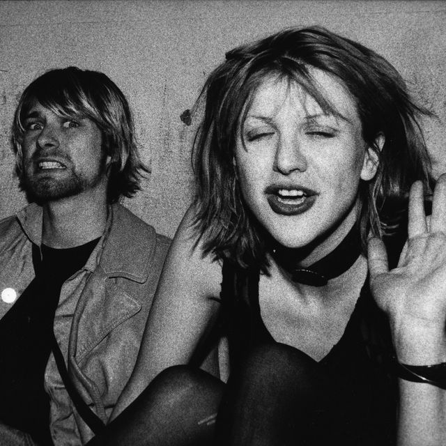 Kurt Cobain and Courtney Love