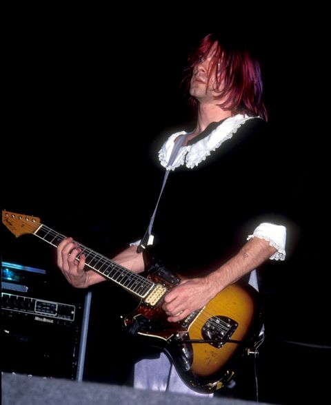 Kurt Cobain of Nirvana In Concert 1991