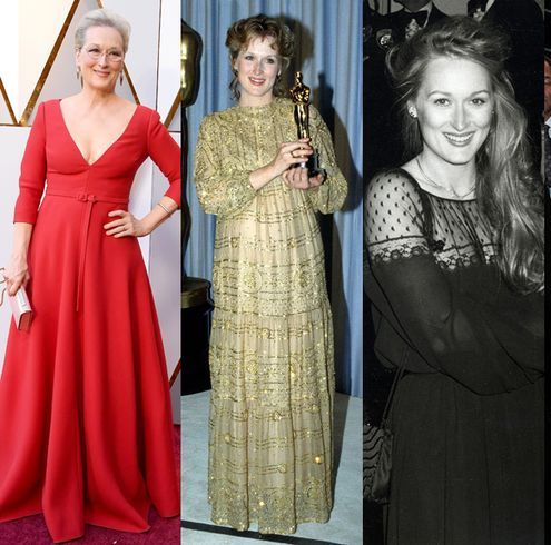　2022年6月22日で73歳の誕生日を迎える大女優メリル・ストリープは、1970年代のレッドカーペットデビューから時代を象徴するアイコニックなドレスルックを披露。誰もが認めるオスカー女優が放つメッセージ性あふれるドレスのチョイスから目が離せない！