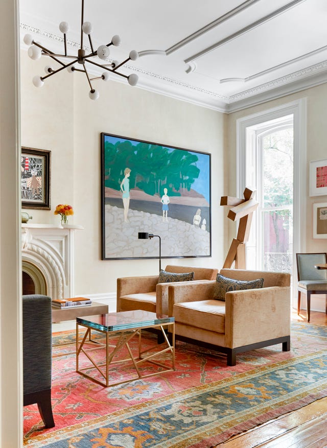 Kathleen Walsh Designs an Eclectic Townhouse Inspired by an Art Collection