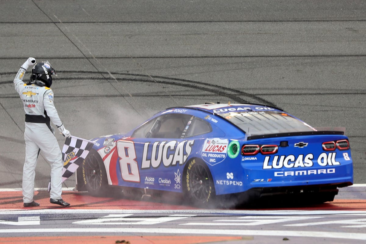 Lucas Oil Powers Kyle Busch's First RCR Win, Both on the Car and