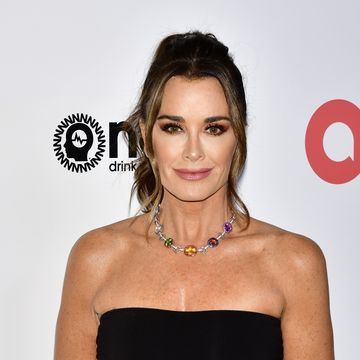 kyle richards at elton john aids foundation's 31st annual academy awards viewing party arrivals