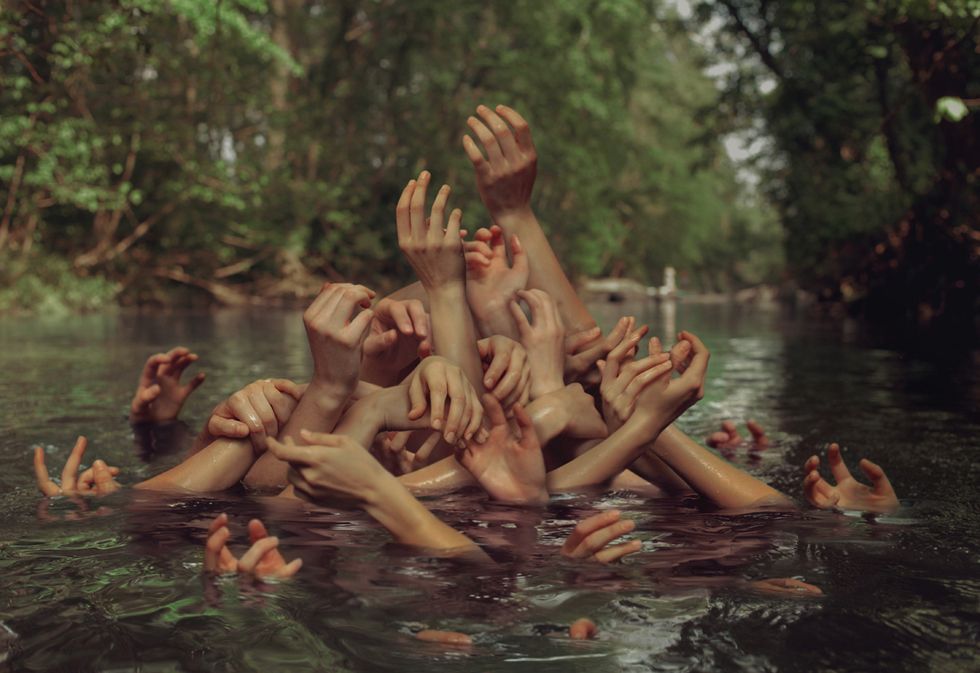 People in nature, Water, Tree, Forest, Bank, Fun, Summer, Adaptation, Watercourse, Leisure, 